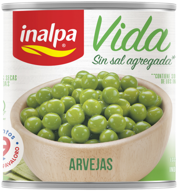 ERVILHAS AMARELAS EMBEBIDAS