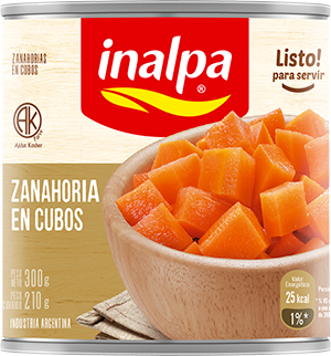 ZANAHORIA EN CUBOS