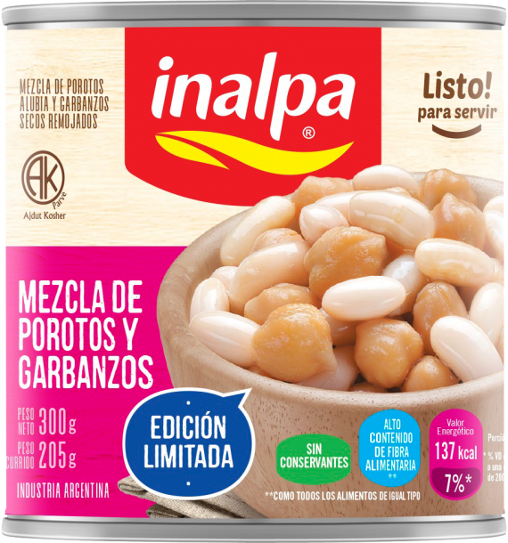 MEZCLA DE GARBANZOS Y POROTOS ALUBIA
