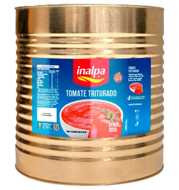 Tomate triturado lata x 8kg.
