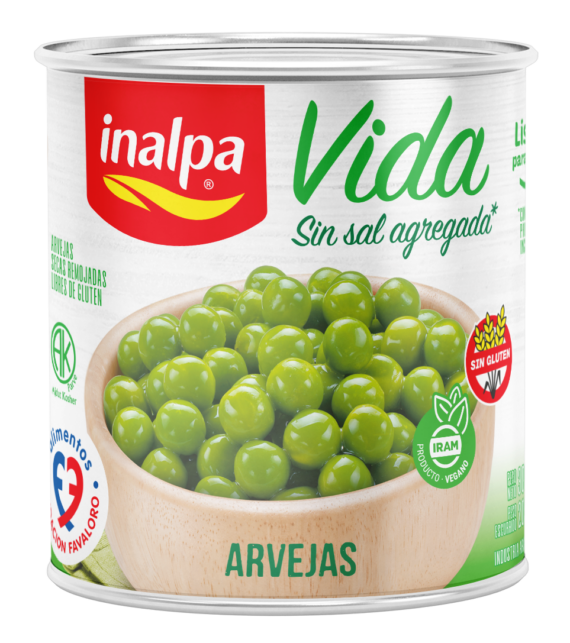 ERVILHAS AMARELAS EMBEBIDAS
