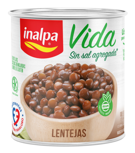 LENTILHAS SECAS EMBEBIDAS